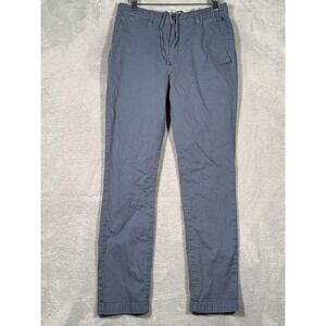 Chubbies Pants Mens Small True Blues Drawstring‎ Casual Lightweight Oxford